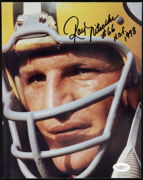 Ray Nitschke Green Bay Packers Signed 8" x 10" Photo "H.o.f. 1978" - JSA Sticker & Certificate