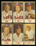 1954 Johnston Cookies Braves (33) Including Aaron & Spahn