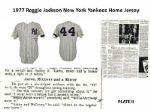 1977 Reggie Jackson New York Yankees Game Worn Home Jersey (MEARS A9)