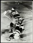 1944-56 Butch Bouchard Montreal Canadians Ted Lindsay Detroit Red Wings "SPORT Magazine Archives" Original Photo (MEARS Photo LOA)