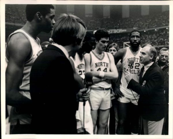 1981-82 Michael Jordan James Worthy UNC Tar Heels "The Sporting News Collection Archives" Original 8" x10" Photos (Sporting News Collection Hologram/MEARS Photo LOA) - Lot of 2