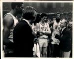1981-82 Michael Jordan James Worthy UNC Tar Heels "The Sporting News Collection Archives" Original 8" x10" Photos (Sporting News Collection Hologram/MEARS Photo LOA) - Lot of 2