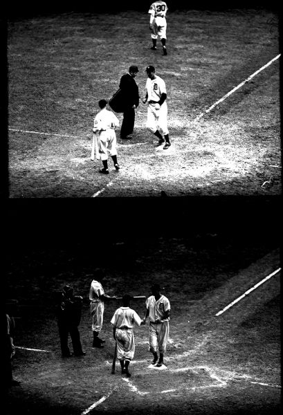 1937-39 Hank Greenberg Dertoit Tigers Glass & Acetate File Negative (The Detroit News Hologram/MEARS Auction LOA) - Lot of 2