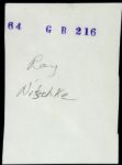 1964 Ray Nitschke Original Photo & Acetate Negative From 1971 Cleaning Out His Locker