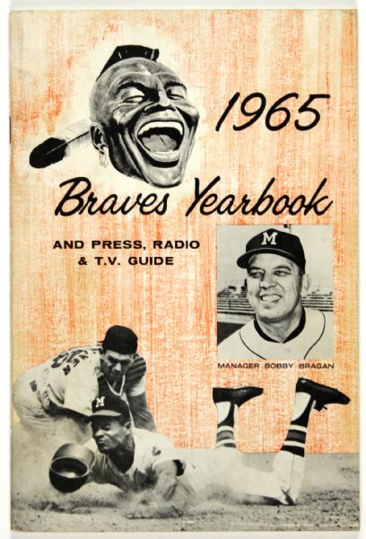 1965 Milwaukee Braves Yearbook Press Guide