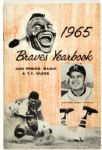 1965 Milwaukee Braves Yearbook Press Guide