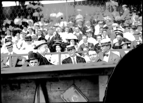 1920s Ban Johnson Glass File Negative (The Detroit News Hologram/MEARS Auction LOA)