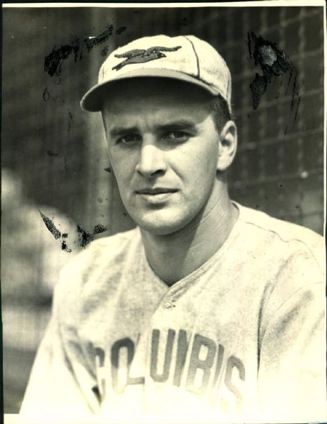 1936 Al Fisher Columbus Red Birds "The Sporting News Collection Archives" Original 7.5" x 10" Photo (Sporting News Collection Hologram/MEARS Photo LOA)