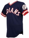 1976 Dennis Eckersley Cleveland Indians Game Worn Home Jersey (MEARS A10)