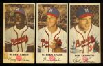 1954 Johnston Cookies Braves (33) Including Aaron & Spahn