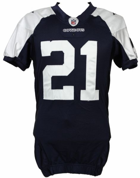 2006 Julius Jones Dallas Cowboys Game Issued Alternate Home Jersey (MEARS Auction LOA) (Prova Group)
