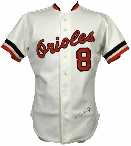 1985 Cal Ripken Jr. Baltimore Orioles Game Worn Jersey (MEARS A10) w/ provenance from team photographer