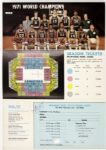 1971-72 Milwaukee Bucks Season Ticket Renewal Pamphlet with World Champion team photo - Featuring Kareem Abdul Jabbar and Oscar Robertson