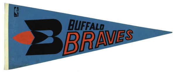 1970s Buffalo Braves NBA Pennant 