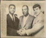 1965-67 Cassius Clay / Muhammad Ali The Chicago Sun Times Archives Original Photos (Chicago Sun Times Hologram/MEARS Photo LOA) - Lot of 12
