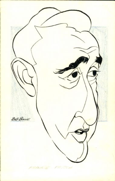 1920s circa Frankie Frisch New York Giants / St. Louis Cardinals "TSN" Original Illustration Artwork (Sporting News Hologram/MEARS LOA) Unique, 1:1