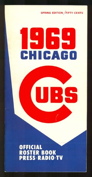 1969 Chicago Cubs Media / Press Guide