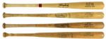1960-70S Lot of (4) H&B Louisville Slugger Adirondack Player Model & Experimental Bats (MEARS LOA)