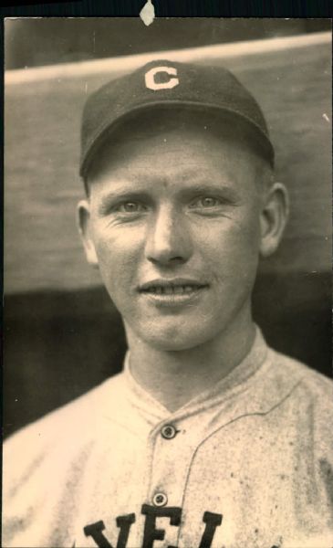 1919 Harry Lunte Cleveland Indians Charles Conlon "TSN Collection Archives" Original 5" x 8" Generation 1 Photo (Sporting News Collection Hologram/MEARS Photo LOA)
