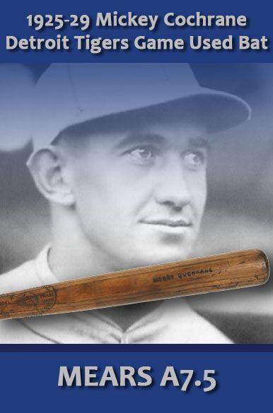 1925-29 Mickey Cochrane M.R. Campbell Professional Model Game Used Bat - Detroit Tigers - (MEARS A7.5)