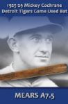 1925-29 Mickey Cochrane M.R. Campbell Professional Model Game Used Bat - Detroit Tigers - (MEARS A7.5)