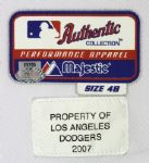 2007 Jeff Kent Los Angeles Dodgers Game Worn Home Jersey (MEARS A10) (Steiner)
