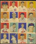 1949 Bowman Collection (148) Including Seven Hall of Famers