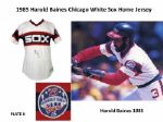 1985 Harold Baines Chicago White Sox Game Worn Home Jersey (MEARS A10)