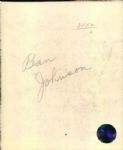 1910s Ban Johnson American League President TSN Original Illustration Artwork (Sporting News Collection Hologram/MEARS LOA) Unique, 1:1 - Lot of 2
