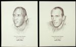 1967 Green Bay Packers Williams Print - Lot of 9 w/ Henry Jordan Forrest Gregg 