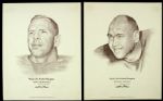 1967 Green Bay Packers Williams Print - Lot of 9 w/ Henry Jordan Forrest Gregg 