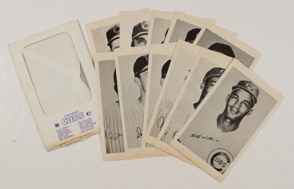 1972 Circa Chicago Cubs and White Sox Player Photo Sets (2)