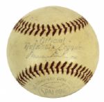 1958-69 ONL (Giles) Game Used Baseball - MEARS 