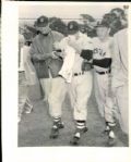 1951 Vern Stephens Lou Boudreau Boston Red Sox "The Sporting News Collection Archives" Original 8" x 10" Photo (Sporting News Collection Hologram/MEARS Photo LOA)