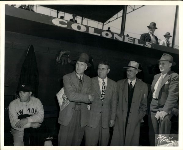 1931-32 Joe McCarthy Earle Combs New York Yankees "The Sporting News Collection Archives" Original Photo (Sporting News Collection Hologram/MEARS Photo LOA)
