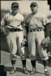 1941-45 circa Elmer & Johnny Riddle Cincinnati Reds "The Sporting News Collection Archives" Original 6" x 9" Photo (Sporting News Collection Hologram/MEARS Photo LOA)