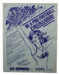 1983 LA Express (USFL) Cheerleader Advertisement