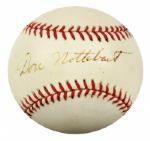1950s-60s Milwaukee Braves Single Signed ONL Baseball Lot - 9 Signatures - JSA 