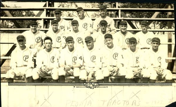 1925 Peoria Tractors "The Sporting News Collection Archives" Original Photo (Sporting News Collection Hologram/MEARS Photo LOA)