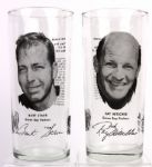 1970s Green Bay Packers Glasses - Set of 10 With Vince Lombardi & 2 Bart Starr