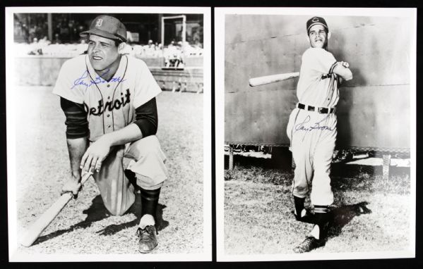1950s Ray Boone Signed Photo - Lot of 6 - JSA 