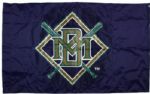 2008 Milwaukee Brewers 56" x 34" Flag Flown at Shea Stadium With MLB Hologram 