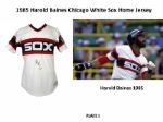 1985 Harold Baines Chicago White Sox Game Worn Home Jersey (MEARS A10)
