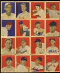 1949 Bowman Collection (148) Including Seven Hall of Famers