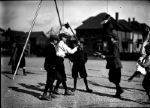 1910 circa Sandlot Game in Detroit Original Glass File Negative (Detroit News Hologram/MEARS Auction LOA)