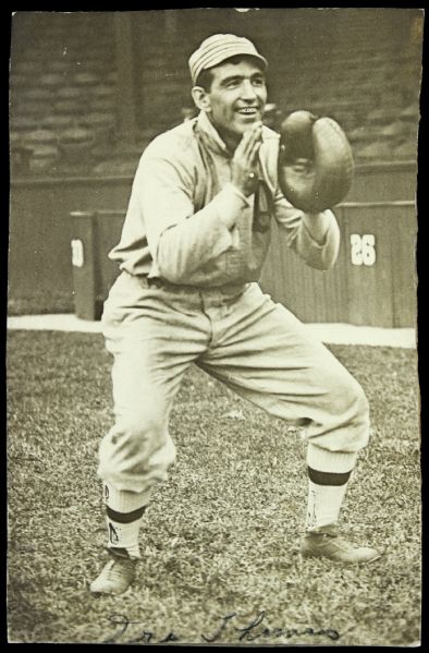 1909-1912 Ira Thomas Philadelphia Athletics "The Sporting News Collection Archives" Original Photo (Sporting News Collection Hologram/MEARS Photo LOA)