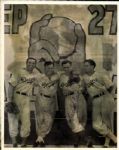 1950s Pee Wee Reese & Billy Herman Brooklyn Dodgers Signed 6" x 8" Photo - JSA