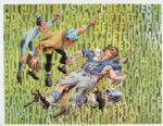 1970s BergstromFootball Poster - Lot of 4 22 x 17 One Featuring Vince Lombardi 