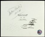 1957-58 St. Louis Hawks Team Signed Photograph The Sporting News Collection Archives Original Photo (Sporting News Collection Hologram/MEARS Photo LOA)