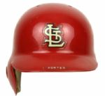 1981-84 Darrell Porter St. Louis Cardinals Game Used Batting Helmet (MEARS Auction LOA)